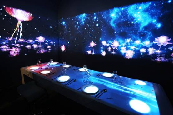 互動投影之餐廳