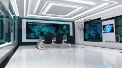 奧博企業(yè)展廳信息中心設計效果圖